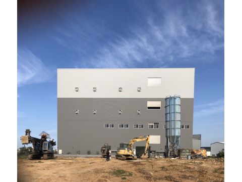 ▲建康國際大園廠新建廠房地質改良